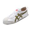 ONITSUKA TIGER Mexico 66 Удобные Универсальные Нескользящие Прочные Низкие Повседневные Кроссовки Унисекс Зеленый Белый 1183A013-100