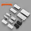 Stainless Steel Glass Cabinet Hinges with Automatic Pop-Open Feature and Free Hole Opening