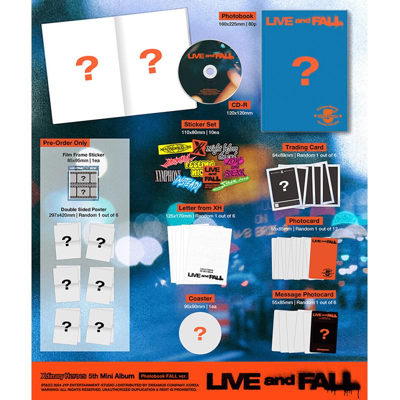 Xdinary Heroes 5-й мини-альбом LIVE and FALL [версия фотокниги]PP
