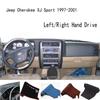 Для 1997-2001 Jeep Cherokee XJ Sport 2500 Dashmat, крышка приборной панели, солнцезащитная накладка на приборную панель