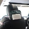 1PC Car Leather Tissue Box For Mini All Series Car Seat Backrest Hanging Tissue Box Armrest Box Car Interior Accessories