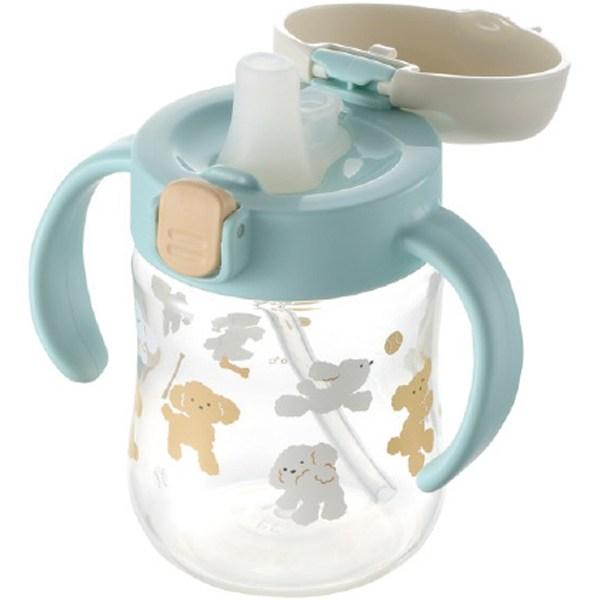 Richell TLI Spout Cup SD 200ml, Mint Puppy, 1 Piece