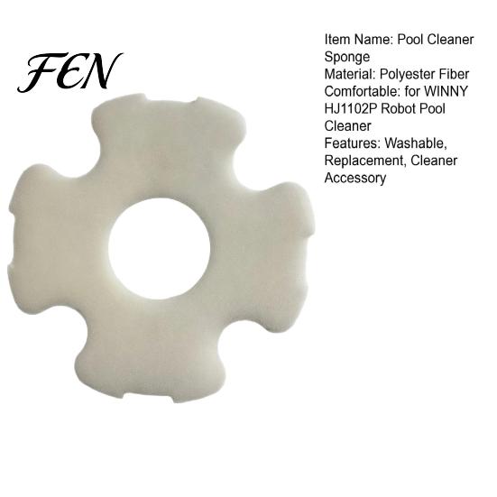 Thick Cleaning Pads 1/2/4/5/7Pcs Pool Cleaner Sponge for WINNY HJ1102P Robotic Cleaner, Scrubbing Sponges Washable Filter Foam Vacuum Debris Scrubber,