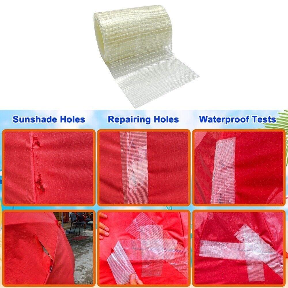 Устойчивый к УФ-излучению Ремонтный Набор Прозрачная Лента-Заплатка Для Каяка Автодома Тенты Надувные Лодки