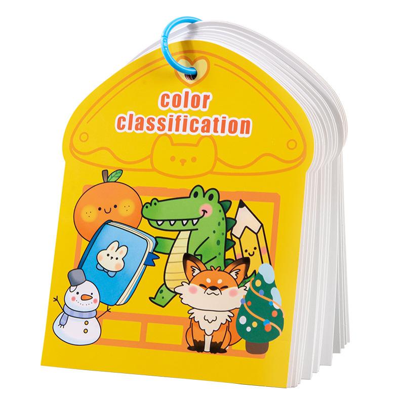 Early Education Number Color Classification Quiet Sticker Book Children's Logical Thinking Educational Toy