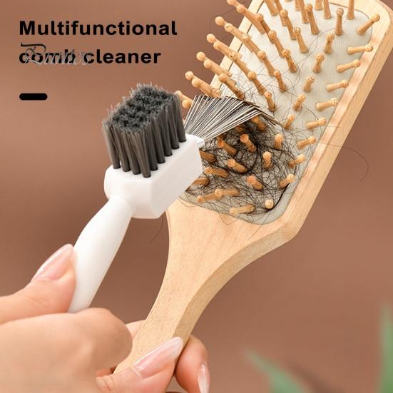 Очиститель расчески для волос из нержавеющей стали, удобная ручка, устойчивый к ржавчине, экологически чистый, гладкий инструмент для чистки расчески