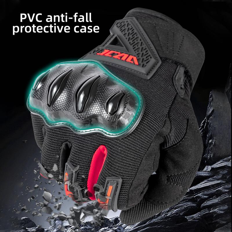 2026 New Summer Motorcycle Riding Gloves Wear-resistant Non-slip Motocross Racing Gloves Anti-fall Moto Rider Full Finger Gloves