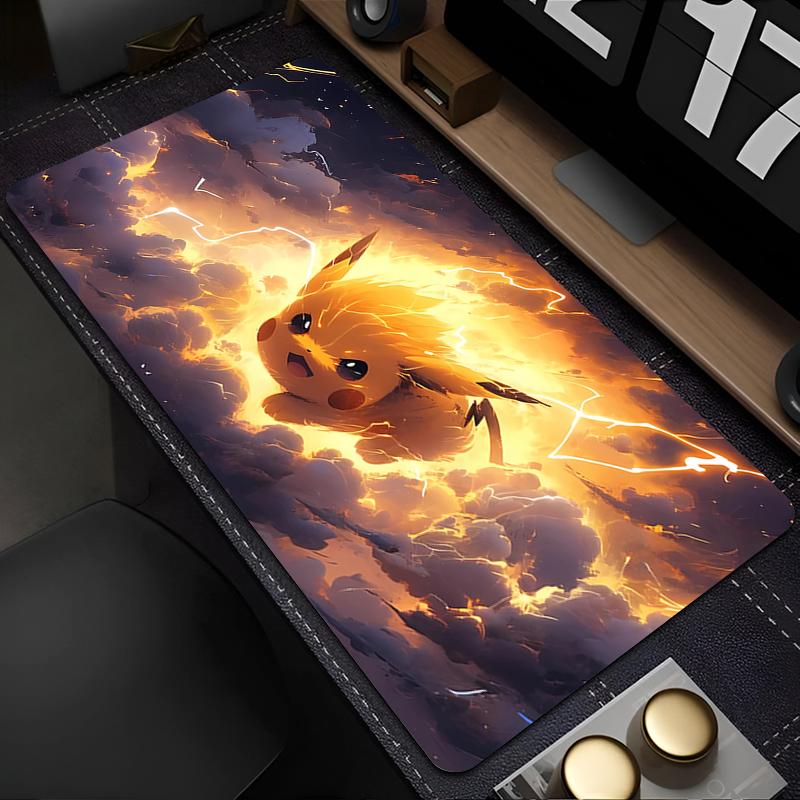 xcm Mouse Pad Pokemon Pikachu Gamers Computer Extended Mousepad Laptop Desk Mouse Mat Gaming Keyboard Rubber Durable Carpet