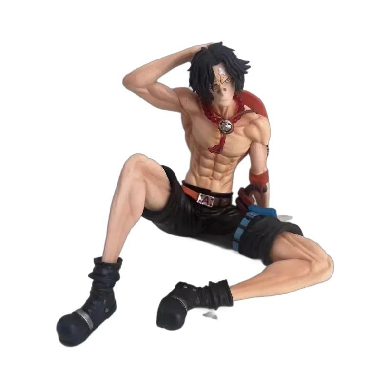 12cm Anime One Piece Character Portgas D. Ace Action Figure PVC Statue Model Collection Toy Desktop Decoration Gift Ornaments