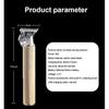 Professional Men's Hair Trimmer Clipper 0mm Baldheaded Cutter Beard Shaving Precision Finishing Hair Cutting Machine