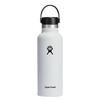Hydro Flask Stainless Steel Water Bottle, Standard Mouth with Loop Cap (White, 18-Ounce (532ml))