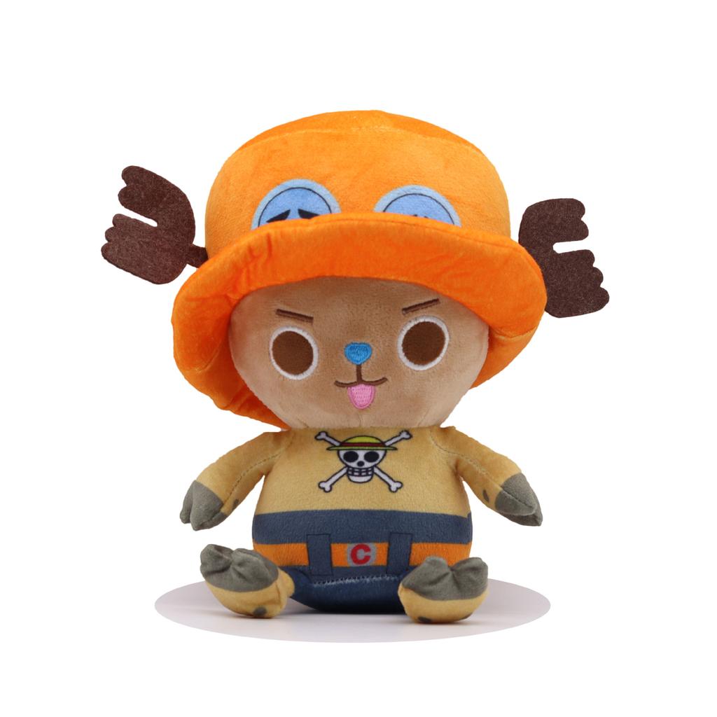 Милая плюшевая игрушка из серии One Piece, мультяшный аниме-персонаж Луффи, Зоро, Тони Тони Чоппер, креативная, приятная для кожи, подарок для фанатов