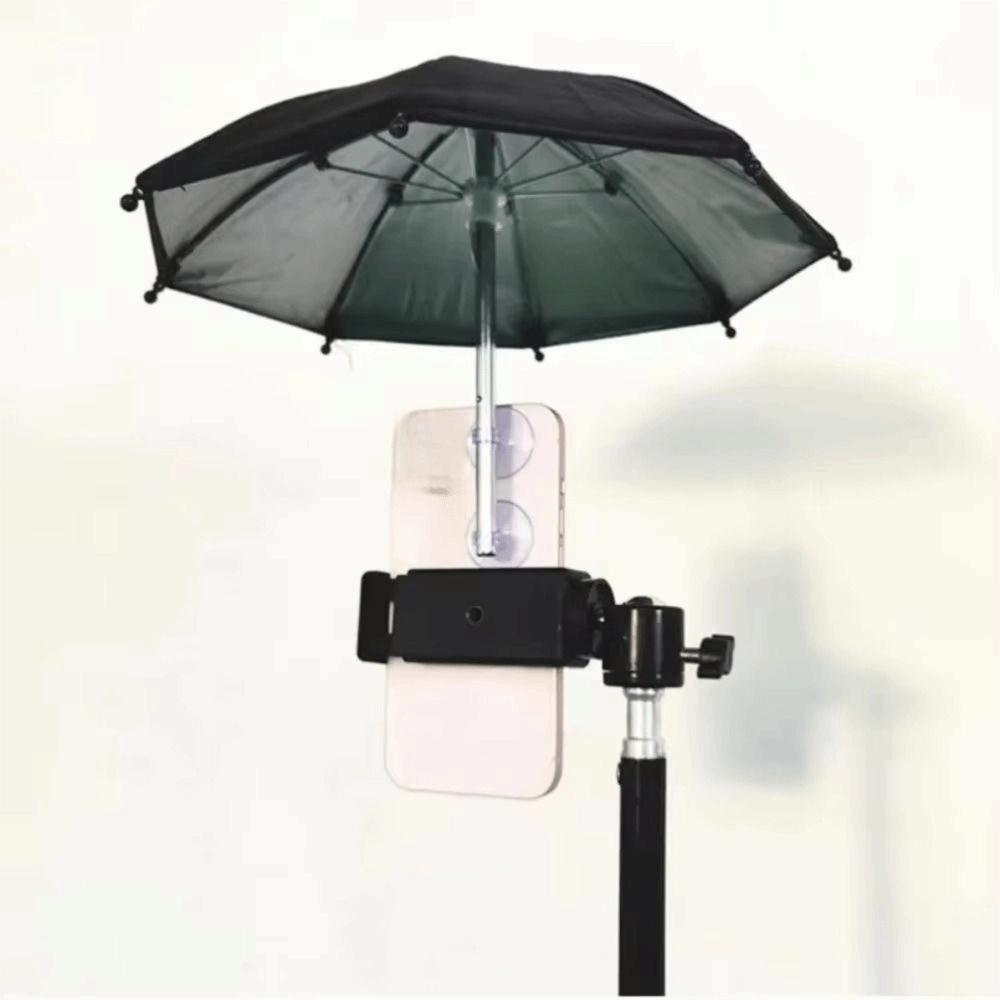 2 Suction Cup Mobile Phone Umbrella Waterproof Cell Phone Sun Shade Cover  Beach
