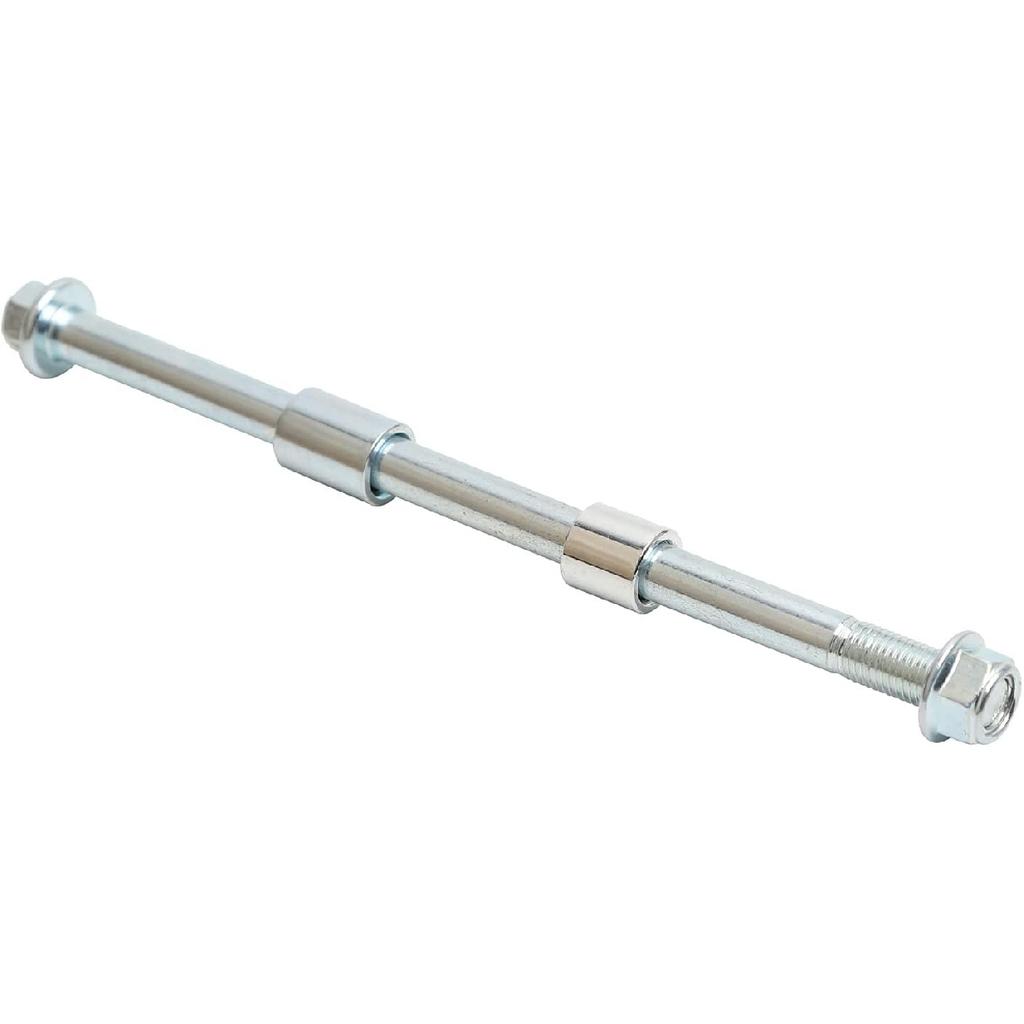 Mokuo 10mm 185mm Front Rear Axle Fit for Motorcycle Pit Dirt Bike Moped Scooter QUAD ATV Mini Bike Parts