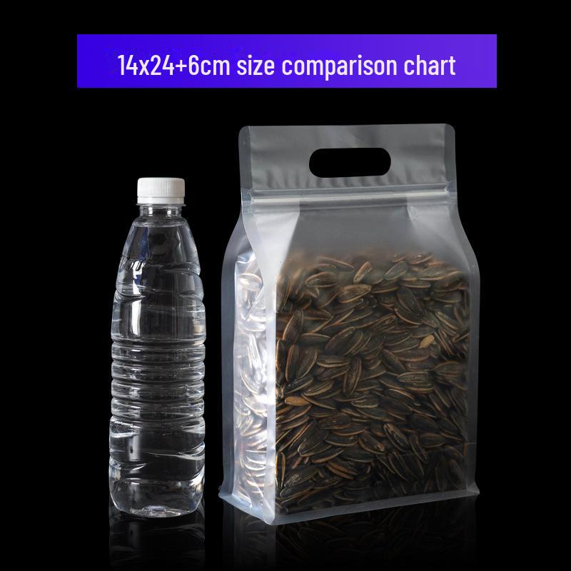 Прозрачные утолщенные пакеты с застежкой Ziplock для упаковки продуктов питания, орехов, сухофруктов и новогодних товаров