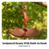 Decorative Hanging Bird Feeder Outdoor with Canopy Sturdy Ornament