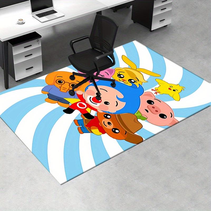 1pc Plim Plim Office Carpet Soft Polyester Non slip Machine Washable Indoor Carpet Living Room Bedro