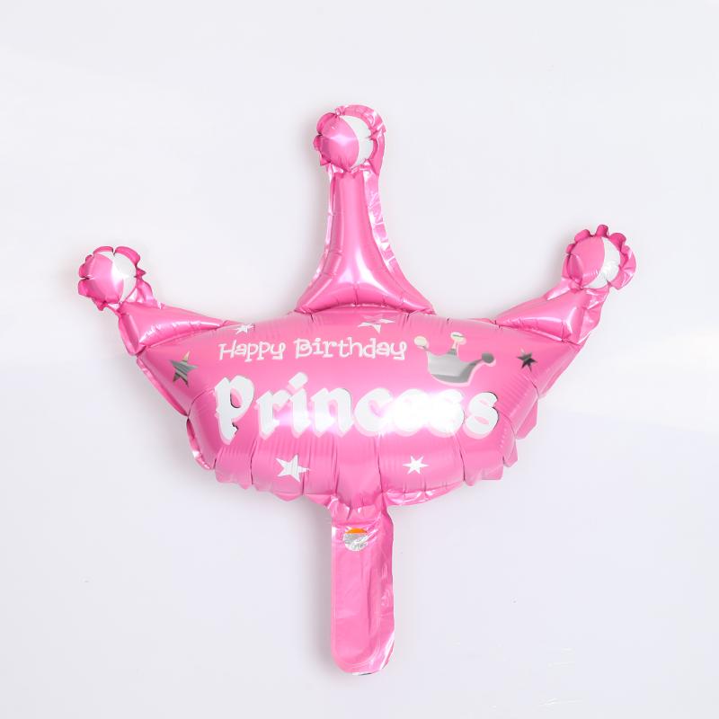 1 шт. большой воздушный шар с короной принцессы, золотой, розовое, золото, розовый, синий, детский душ, товары для свадьбы, дня рождения, подарки для детей, воздушный шар
