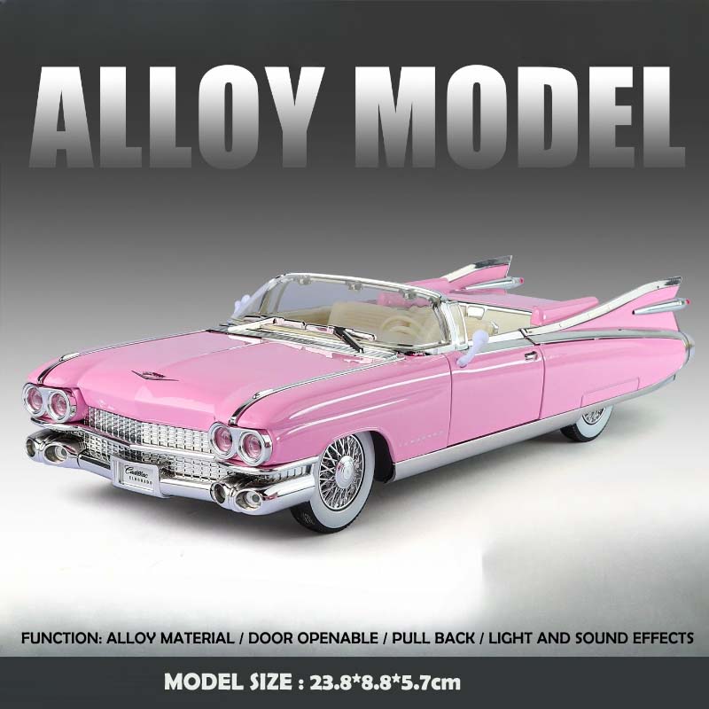 Моделирование 1:24 1959 Eldorado Большой Рокет Классические Легкосплавные Автомобили Модель Коллекция Украшение Детская Игрушка Модель Миниатюрный Автомобиль