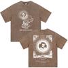 Anime Death Note Misa Aunisexe Vintage Washed T Shirts Unisex Unisex Clothing Fashion Gothic Short Sleeve Oversized Tshirts Streetwear