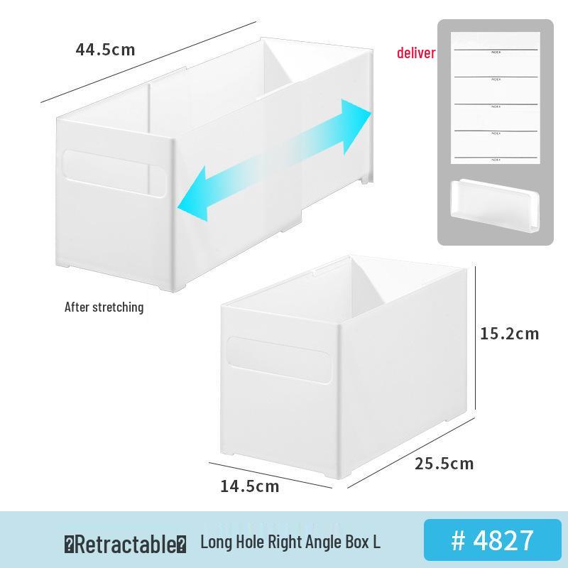 Кухонный ящик для хранения с встроенными разделителями для столовых приборов, канцелярских товаров и косметики