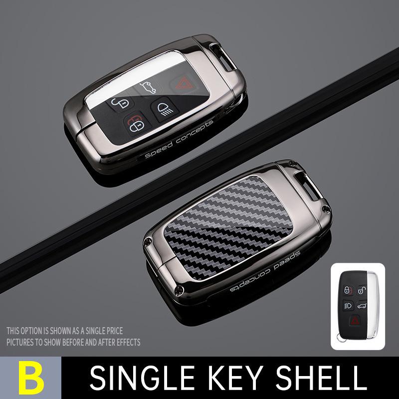 Чехол для ключа автомобиля Land Rover и Jaguar: Подходит для Range Rover, Discovery, Sport, Freelander, Evoque, Defender, Velar - Защитный чехол-оболочка