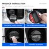 ZQE1  Carbon Fiber Car Fuel Tank Cap Oil Cover Decoration Accessories For Mercedes Benz AMG A B C E S G Class W201 W210 W108 W205 W203