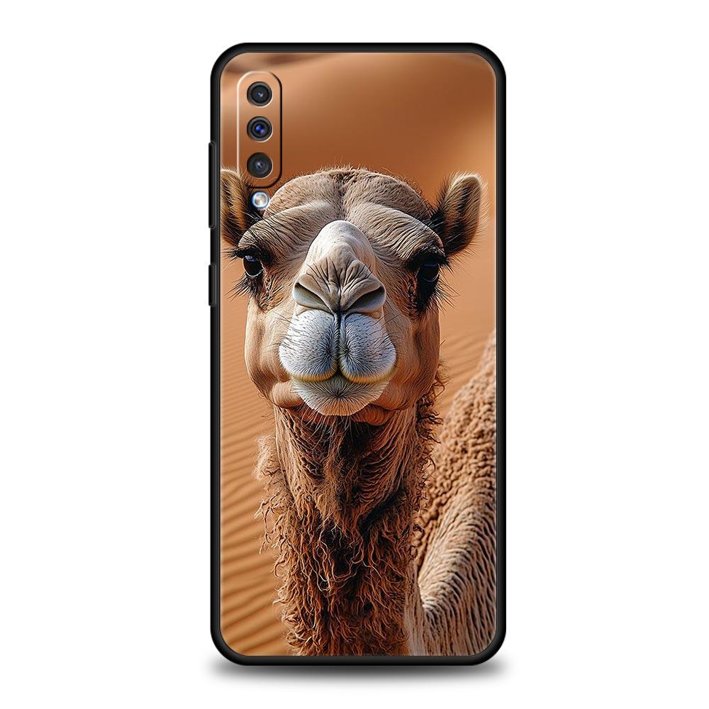 Animal Camel Phone Case for Samsung Galaxy A56 A54 A42 A36 A34 A26 A24 A16 A14 A12 A06 A50 A52 A10 5G Soft TPU Shell Fundas Bags