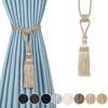 1PC Curtain Tiebacks Tassel Curtain Clips Rope Curtain Tie Backs Holdbacks Decorative Curtain Holder Accessories For Drape