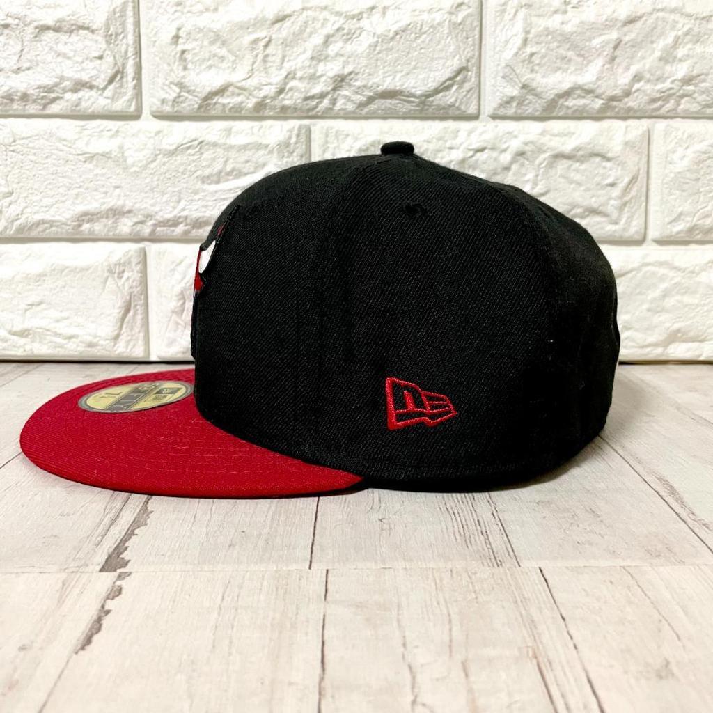 Б/у Бейсболка New Era Chicago Bulls NBA 9FIFTY Черно-красная