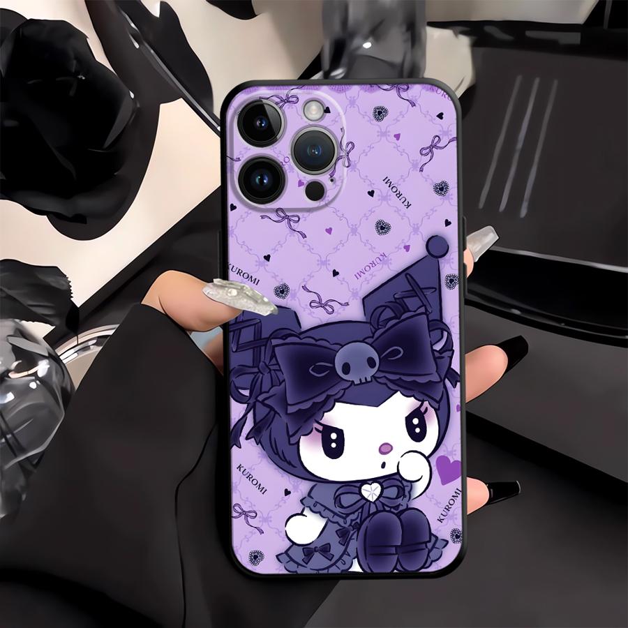 Чехол для Apple iPhone 17 Pro Max 12 13 Air 15 Pro 7 8 14 XR XS MAX 16 11 Funda Чехол для телефона SanrioS Милая КуромиS