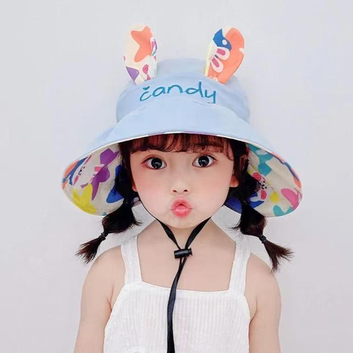 Summer Baby Visor Hat Wide Brim UV Protection Sun Cap for Infants Toddlers Boys Girls Lightweight Breathable
