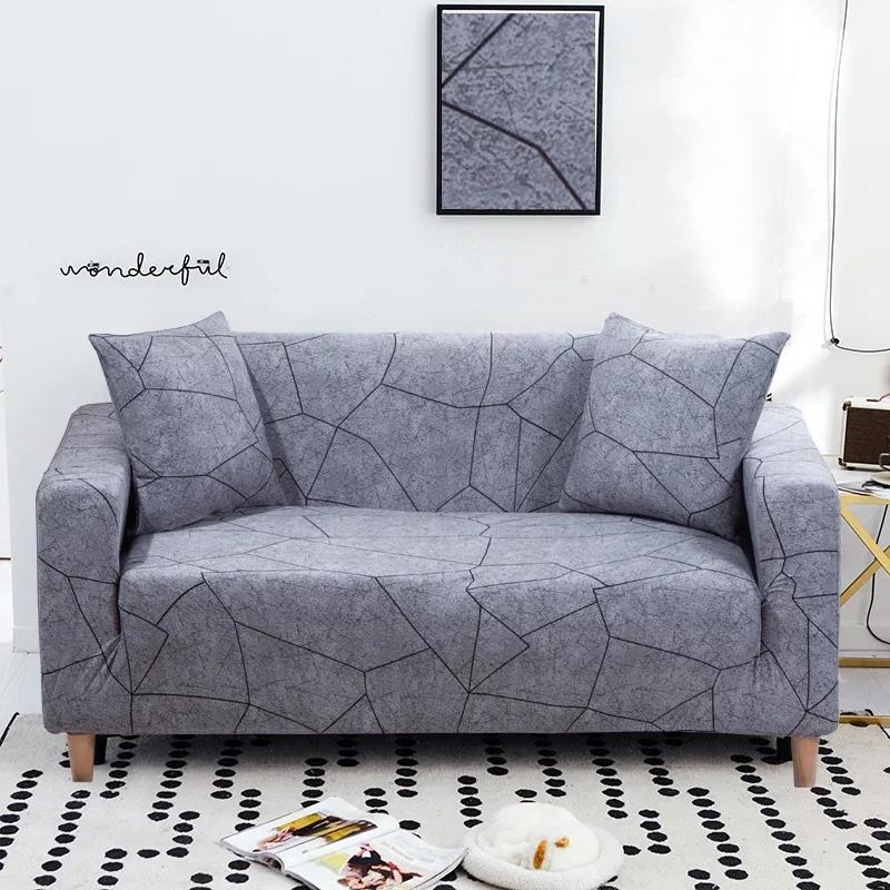 1/2/3/4-местный эластичный современный диван Чехлы для гостиной диван Чехлы для секционных диванов Чехлы для секционных диванов Housse de Canap