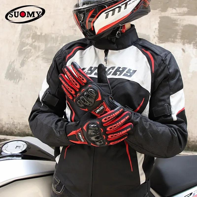 SUOMY Winter Waterproof Guantes Moto Motorcycle Gloves Men Women Autumn Motocross Biker Glove Touch Screen Cycling Luvas M-XXL