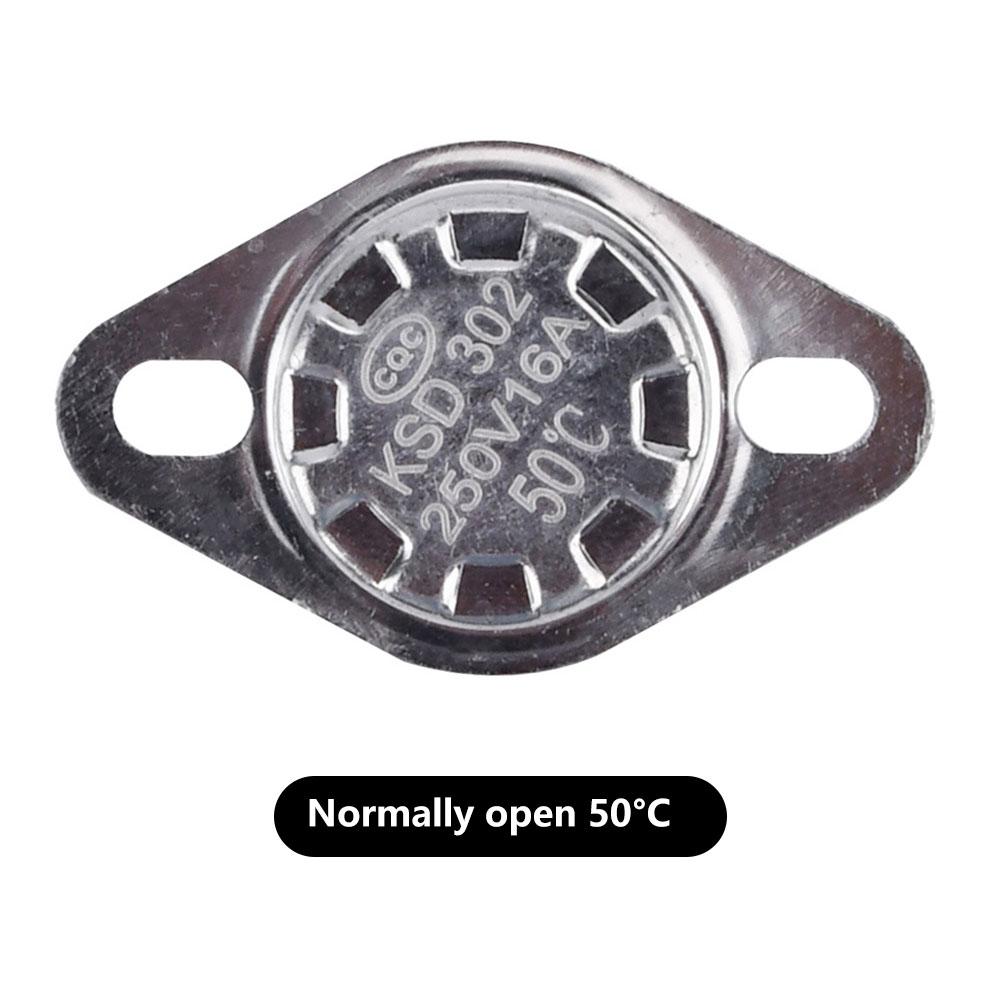Керамический Термостат Термостат KSD302 50C~150C 16A 250V NC Нормально Замкнутый Термовыключатель 50C 80C 100C 120C 150C