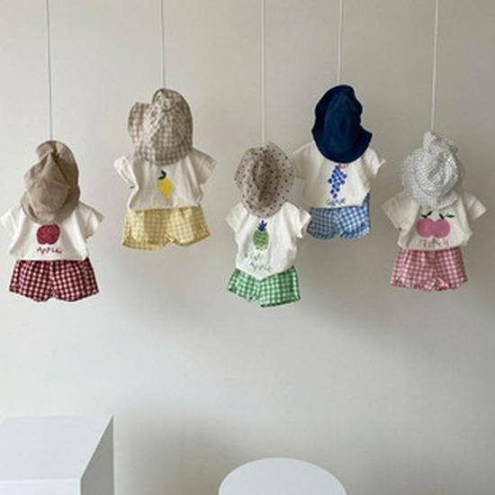 Летний хлопковый ромпер с кружевом и большим воротником для малыша и шапочка