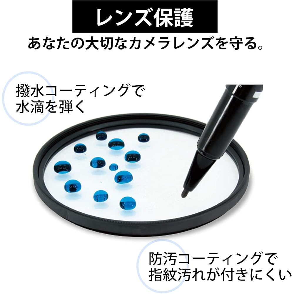 MARUMI DHG Super Lens Protect 72mm Lens Filter - Water-repellent, stain-resistant, slim frame, made in Japan.