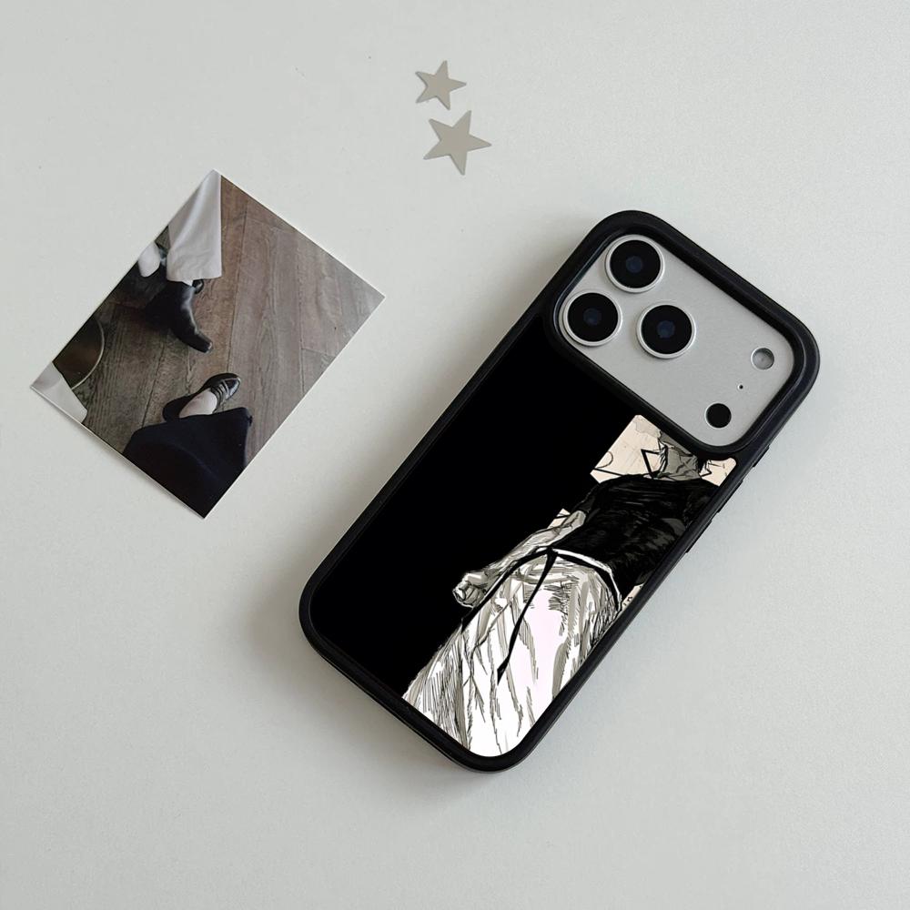 Чехол для телефона Toji Fushiguro Jujutsu K-Kaisen для IPhone 17 Air 16 15 14 Plus 13 12 11 Pro Max Двухцветный Жесткий ПК Модный Защитный