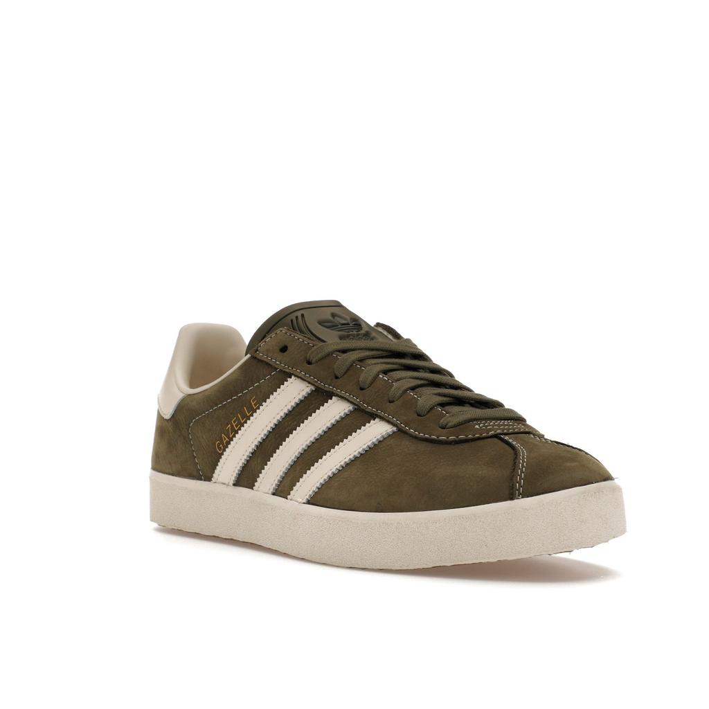 Adidas Кроссовки унисекс Gazelle 85 Olive Strata Зеленый мел-белый Wonder-White IG5006