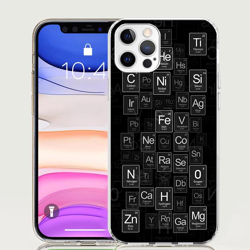 Чехол для телефона Физика Химия Математика Для iPhone 17 Air 16 15 Plus 11 14 Pro Max 13 Mini 12 7 8 + SE Узорное Искусство Индивидуальный Co