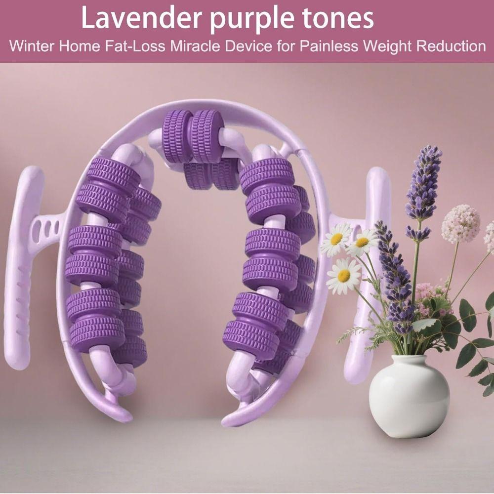 Ring-Shaped Annular Leg Clamp Massager Portable Manual Muscle Massager Roller Post-Workout