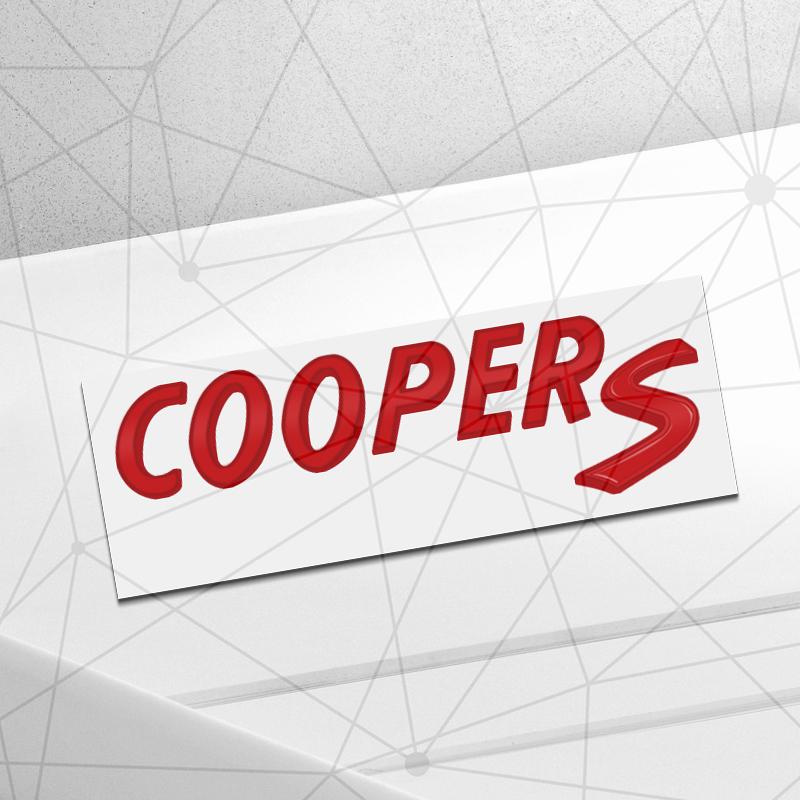 3D Авто Металлическая Наклейка Логотип Значок Cooper S SD на Задний Багажник Автомобиля Декор для Cooper ONE Clubman Paceman JCW R56 R58 R59 F60