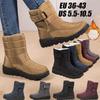 Зимняя теплая хлопковая обувь, уличные водонепроницаемые нескользящие женские ботинки