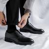 2025 весна и осень новые кожаные повседневные деловые кожаные туфли мужские британские остроносые туфли дерби 12238-R