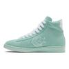 Converse Cons Pro Leather Hometown Удобные Нескользящие Прочные Легкие Высокие Кеды для Скейтборда Унисекс Кеды для Скейтборда Аква-Зеленый 171228C