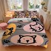 3pcs Cat Faces Bedding Set, Ideal for Home Use, Suitable for Bedroom Decor (1*Duvet Cover + 1/2*Pillowcases, No Core) yy250821159