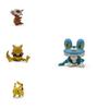 Pokemon 4cm Character Anime Action Toy Figure Model Charmander Cubone Bulbasaur