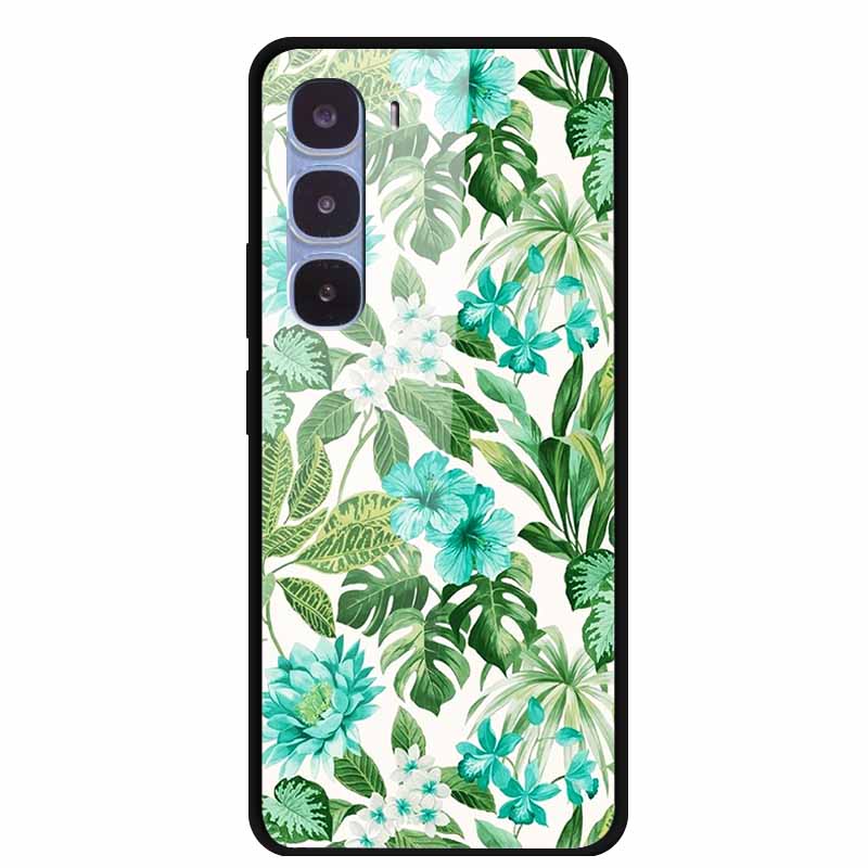 Роскошный Чехол для Infinix Hot 60 Pro X6885 Закаленное Стекло Чехол для Телефона Infinix Hot 60 Pro Модный Животный Защитный Funda