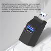 Портативный USB 3.0 хаб, 3 порта, беспроводной USB расширитель, Plug and Play, высокоскоростная передача данных, многофункциональный USB разветвитель, аксессуары для ноутбука