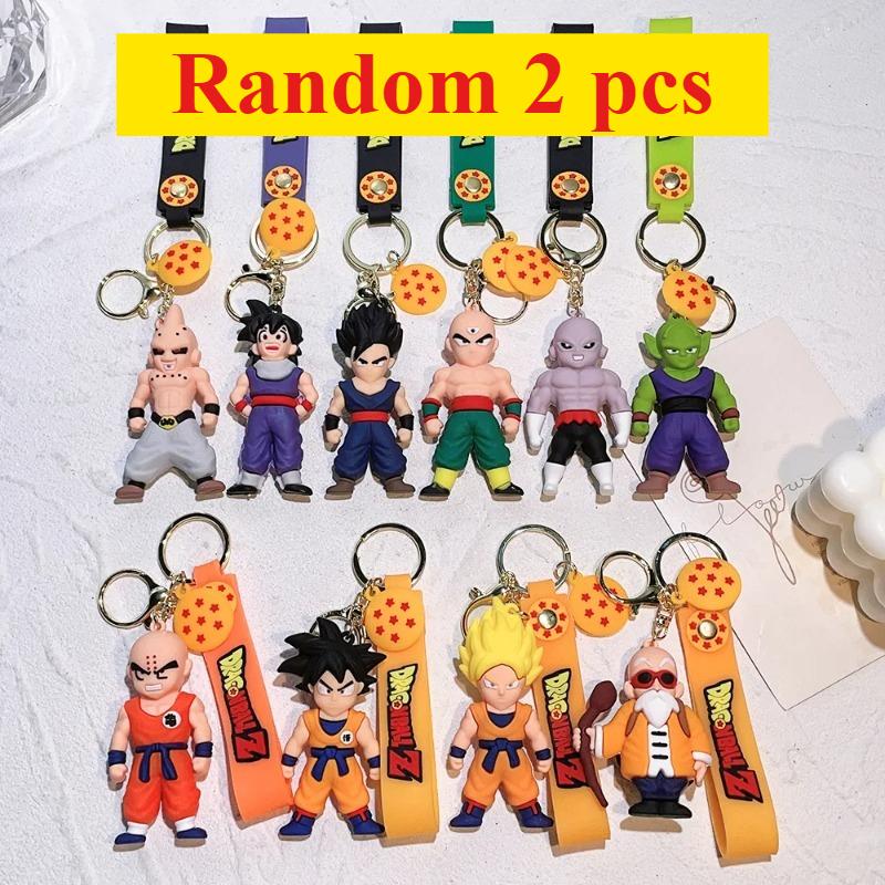 Брелок Dragon Ball Z Сон Гоку Веджета Пикколо для Рюкзака Брелок Dragon Ball Косплей Фигурки для Фанатов